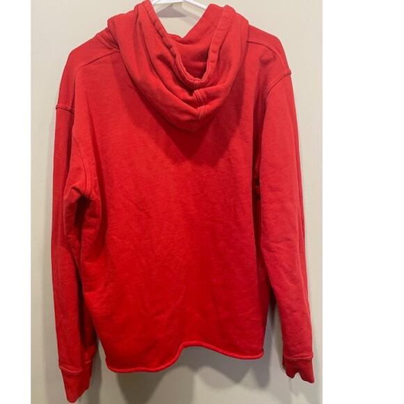 Nas'ii Red Sweats Track Suit Zipper Paint Splatter Streetwear Size Med - Picture 10 of 15